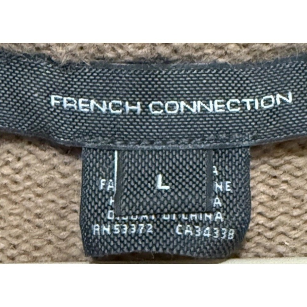 French Connection Patchwork Sweater Large $148 Fu… - image 3